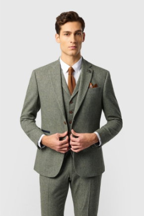 Herringbone tweed