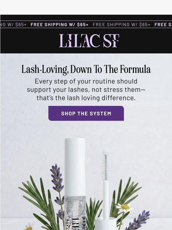Ingredients for supporting lash health