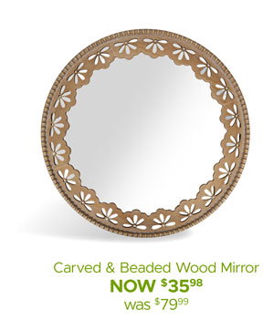Wood Mirror - In Store