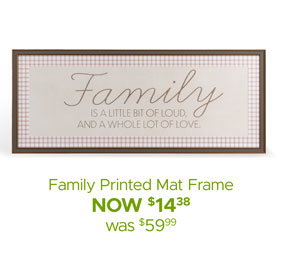 Family Frame - In Store