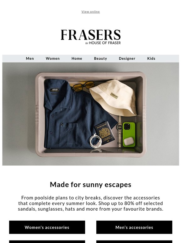 Your summer accessories, sorted