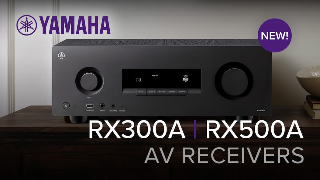NEW! Yamaha RX300A & RX500A AV Receivers