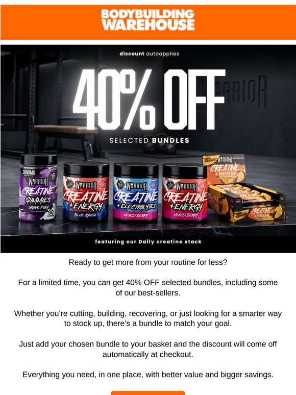 Take 40% OFF Today!