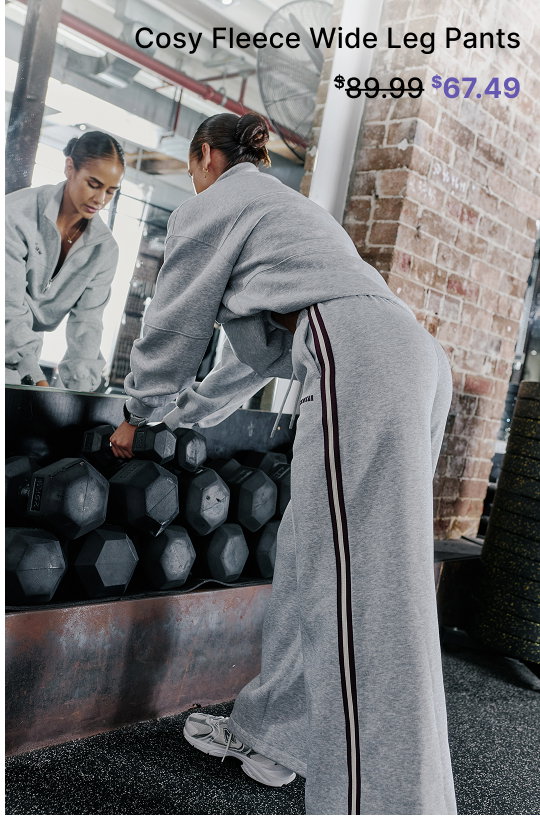 Cosy Fleece Wide Leg Pants