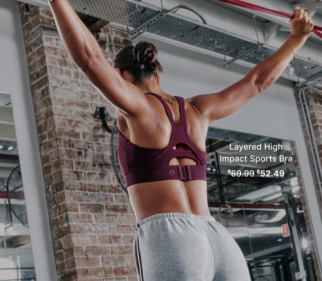 Layered High Impact Sports Bra