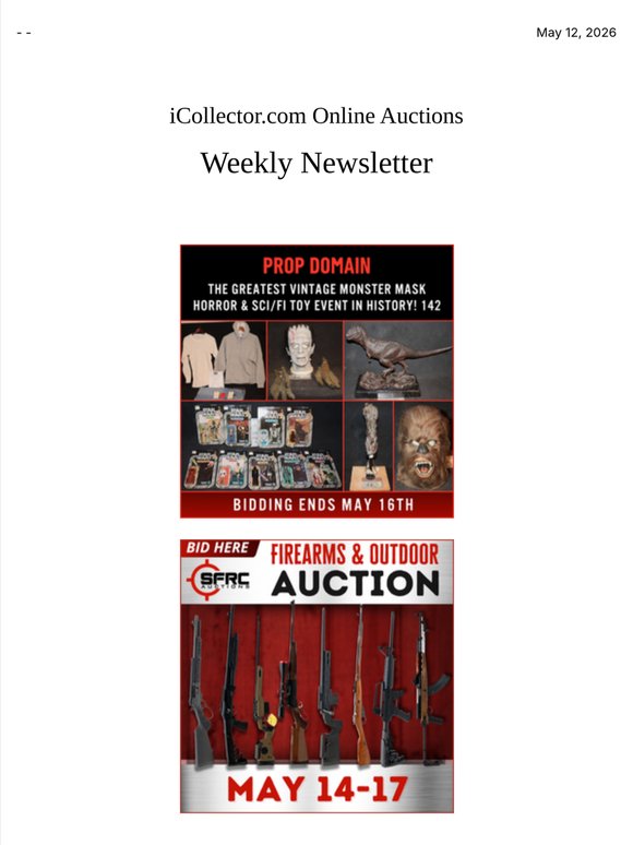 iCollector Auction News