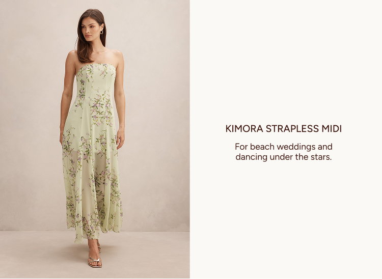 Kimora Strapless Midi Dress