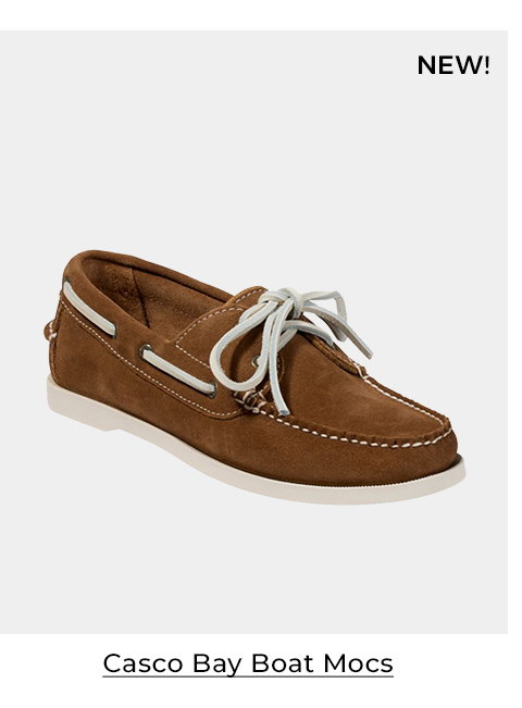 NEW Casco Bay Boat Mocs