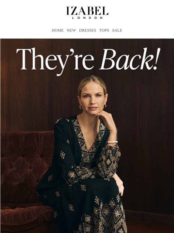 Look what's back in stock...