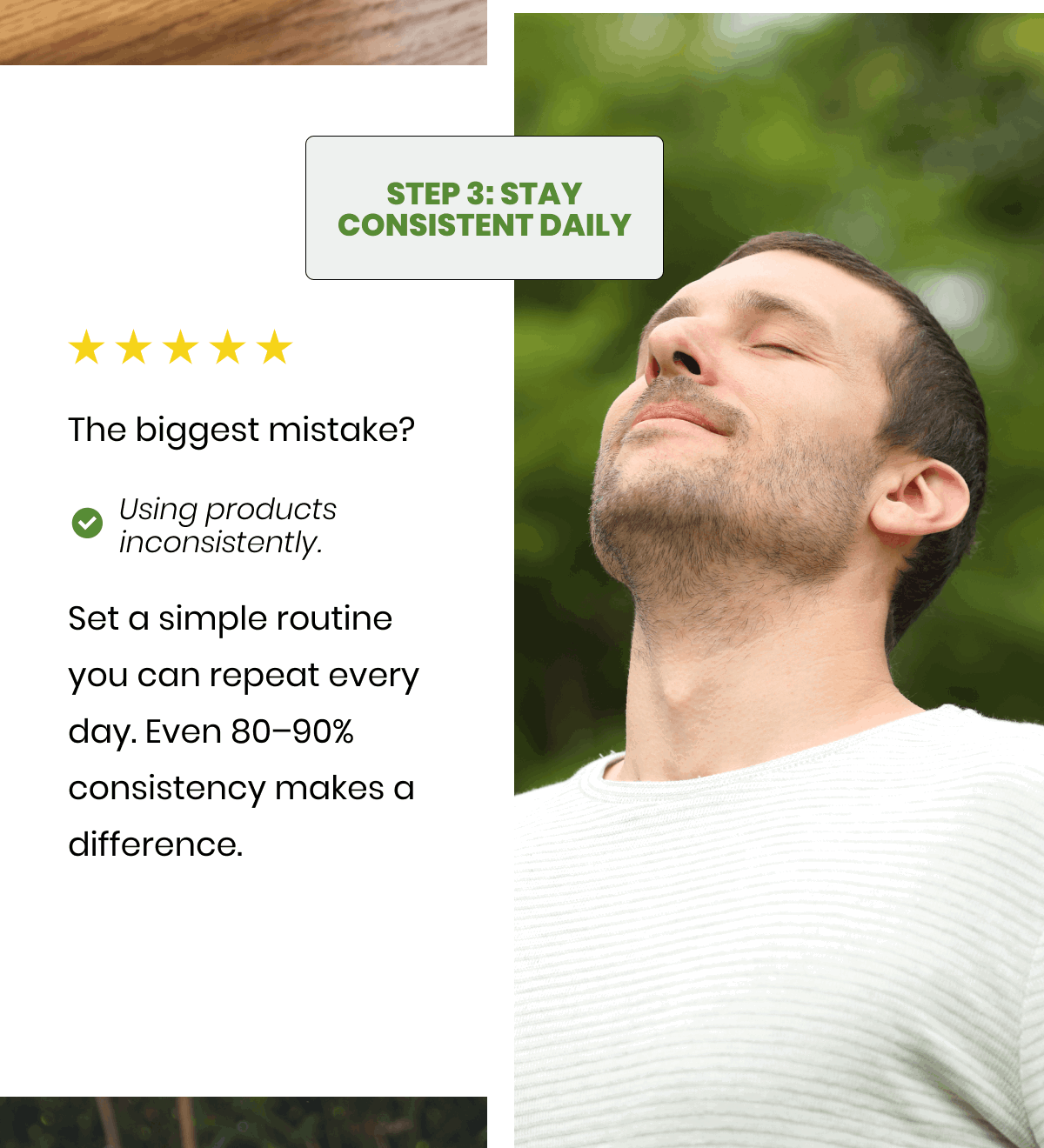 Step 3: Stay Consistent Daily