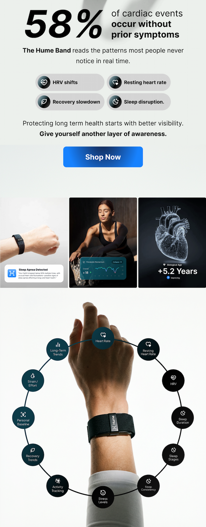 Add another layer of awareness with the Hume Band