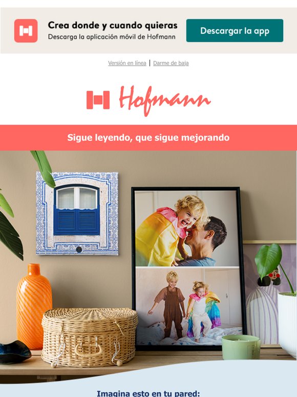 ¡Hola, hola! -50% en cuadros a partir de 40€ 👋