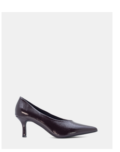 Jordyn Pump Port Crinkled Patent