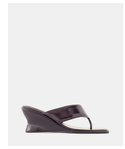 Lennox Wedge Port Crinkled Patent