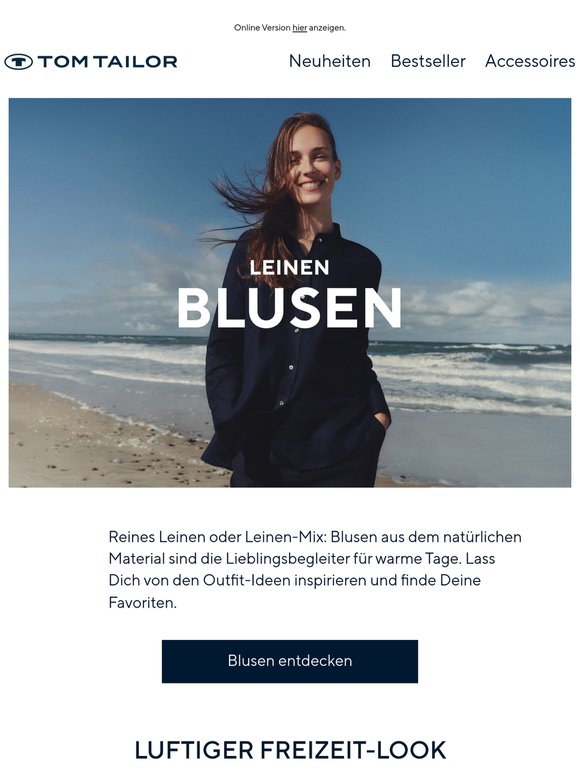 Luftig-leichte Leinenblusen für warme Tage ☀️