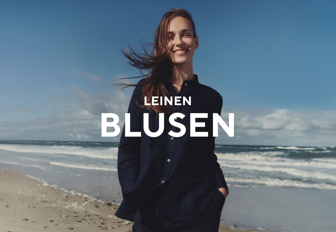 Leinen Blusen - Details per Klick