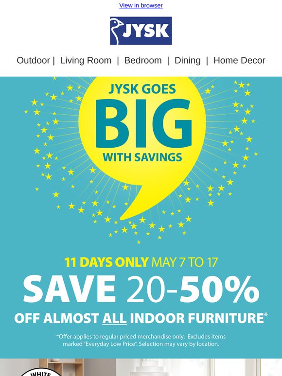 Big savings. Even bigger selection.