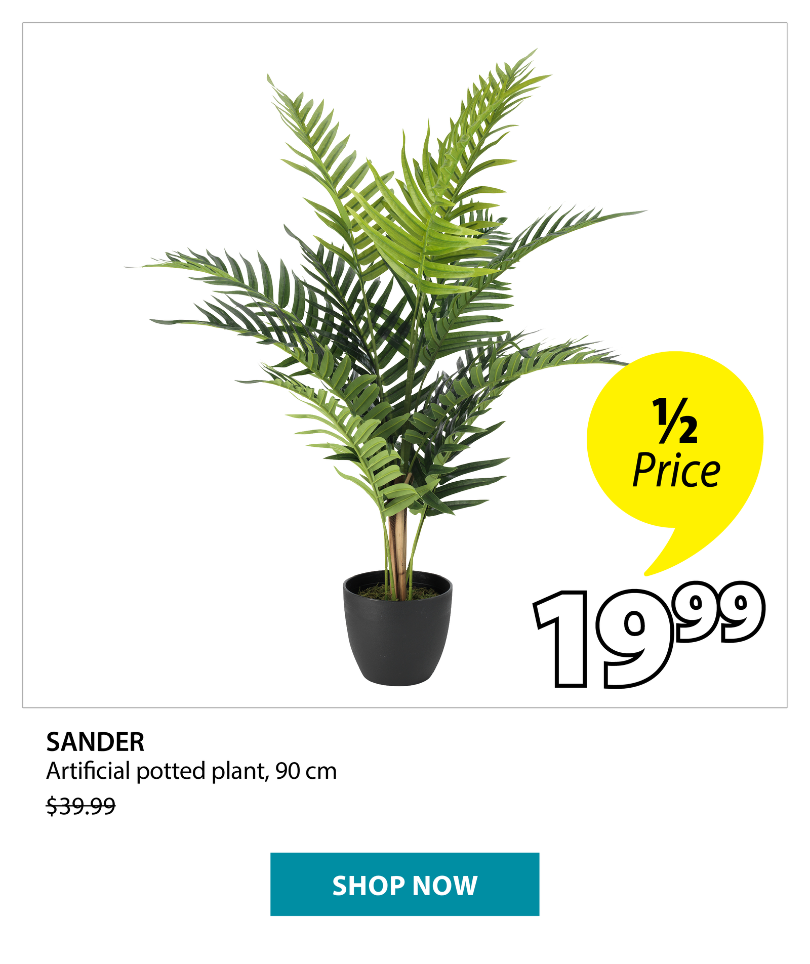 SANDER Artificial potted plant | 1/2 Price
