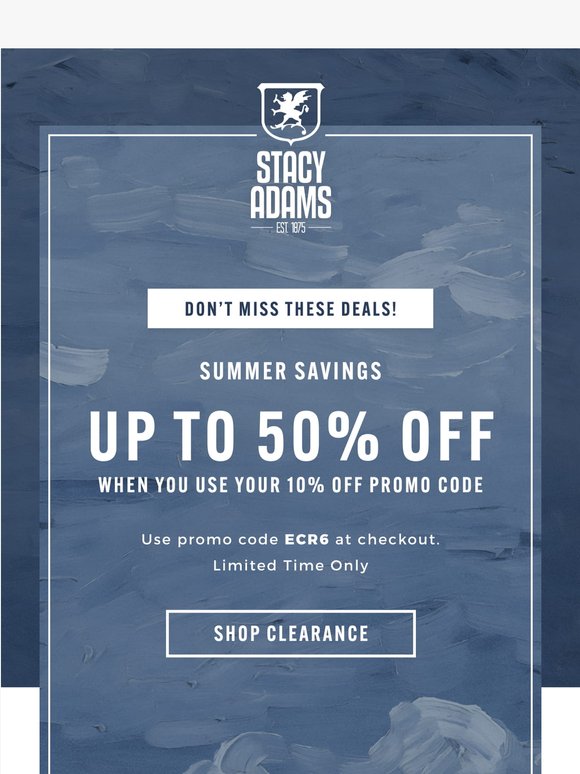 Unlock extra clearance savings 🔓