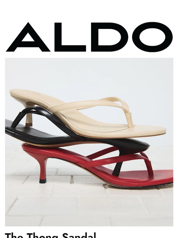 New in: thong sandals