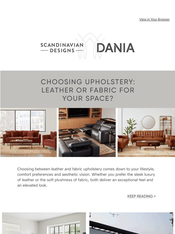 Leather or fabric?