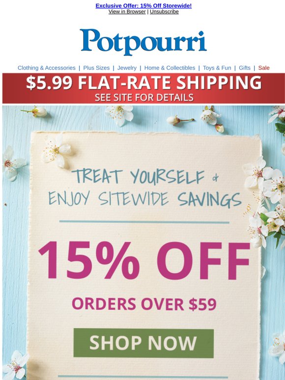 Everything is On Sale Now—Go Shopping!