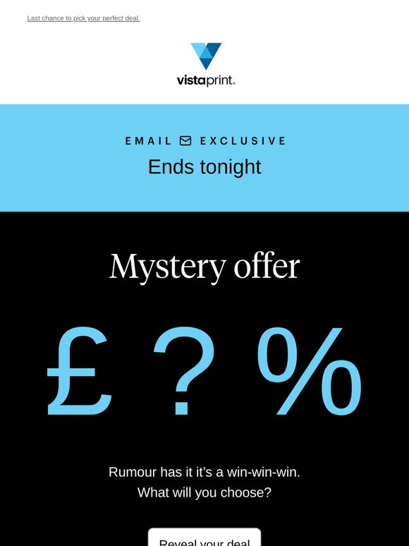 Choose your deal ➡️ Ends TONIGHT