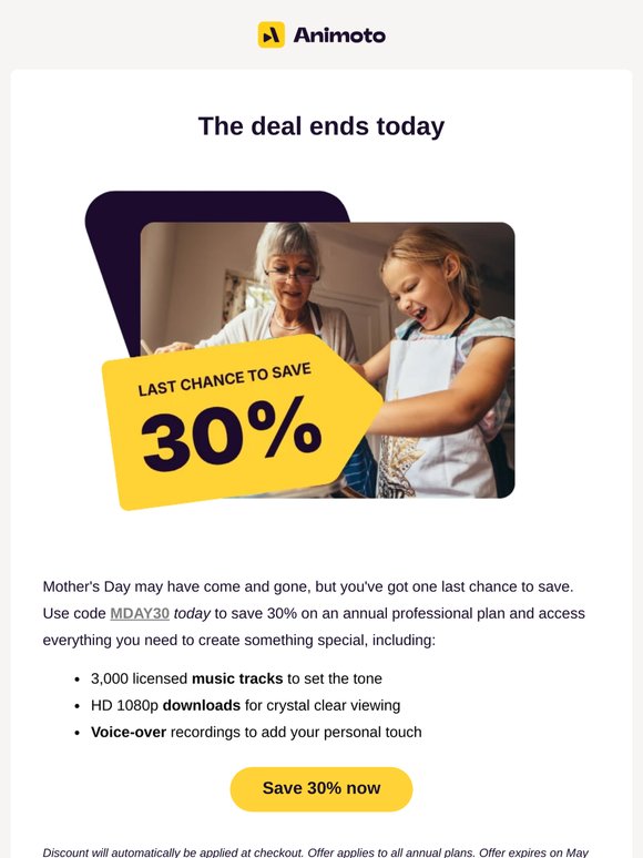 24 hours to save 30%