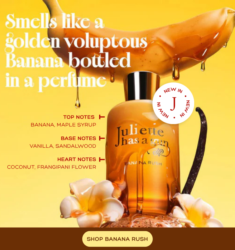 New In - Banana Rush by Juliette has a gun