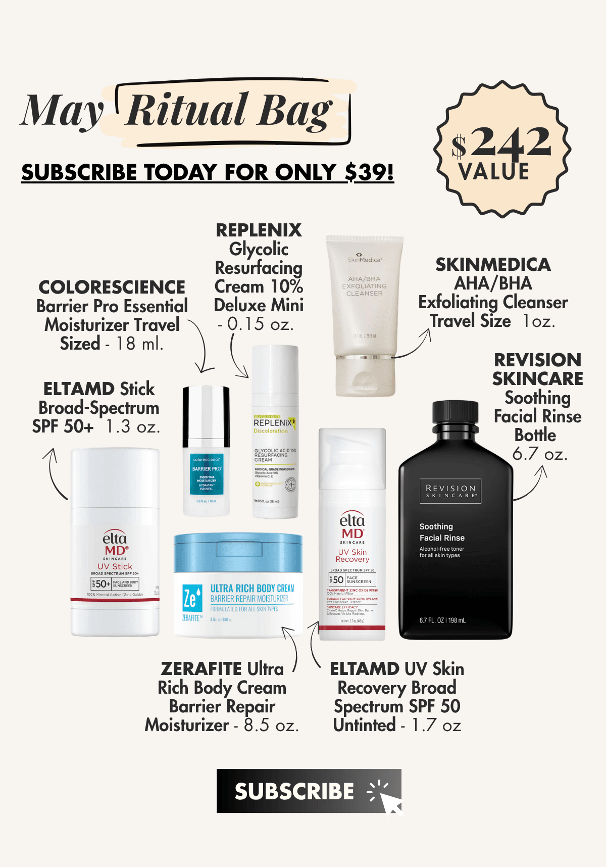 Subscribe to Exclusive Beauty Club May Ritual Bag