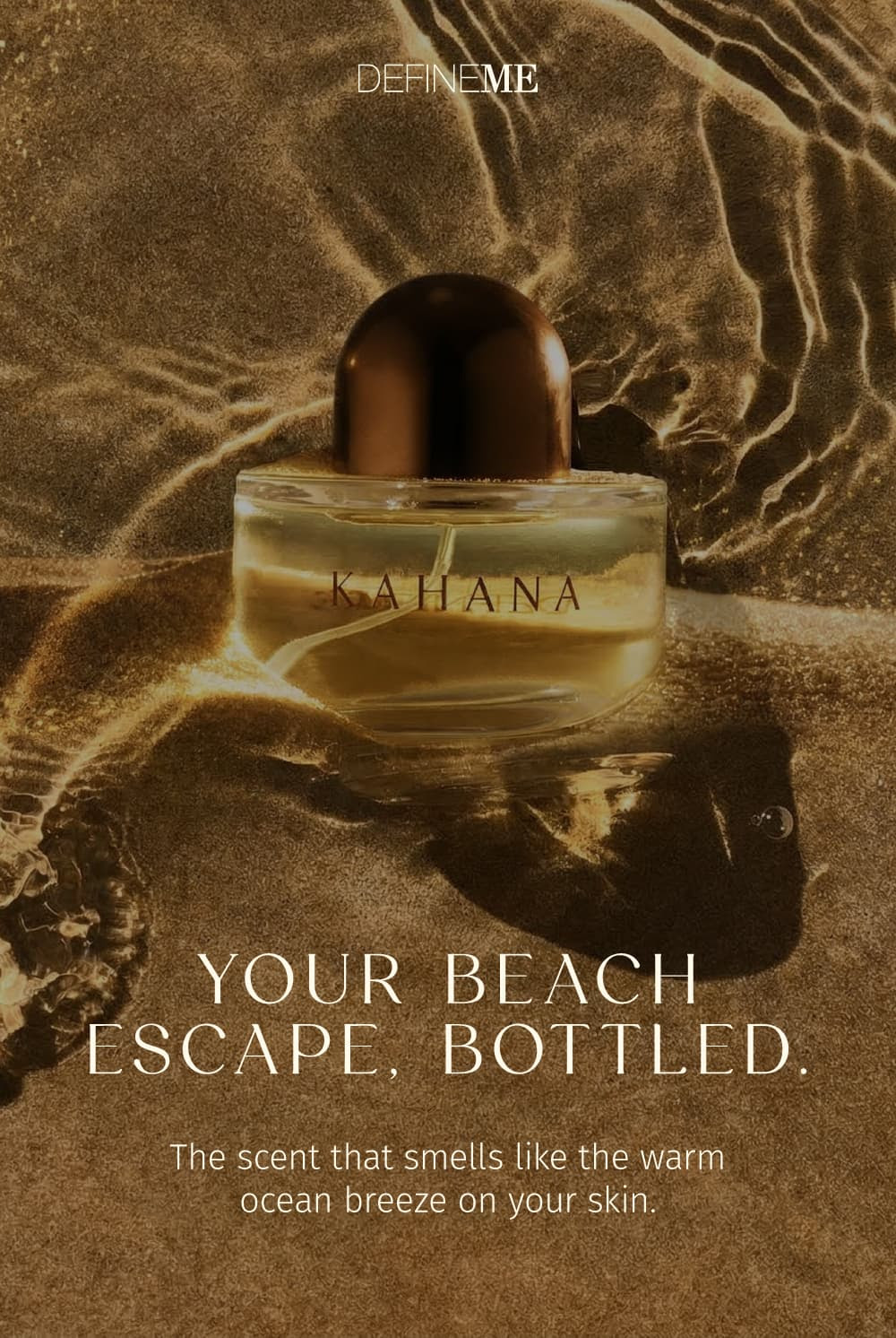 Your beach escape, bottled.
