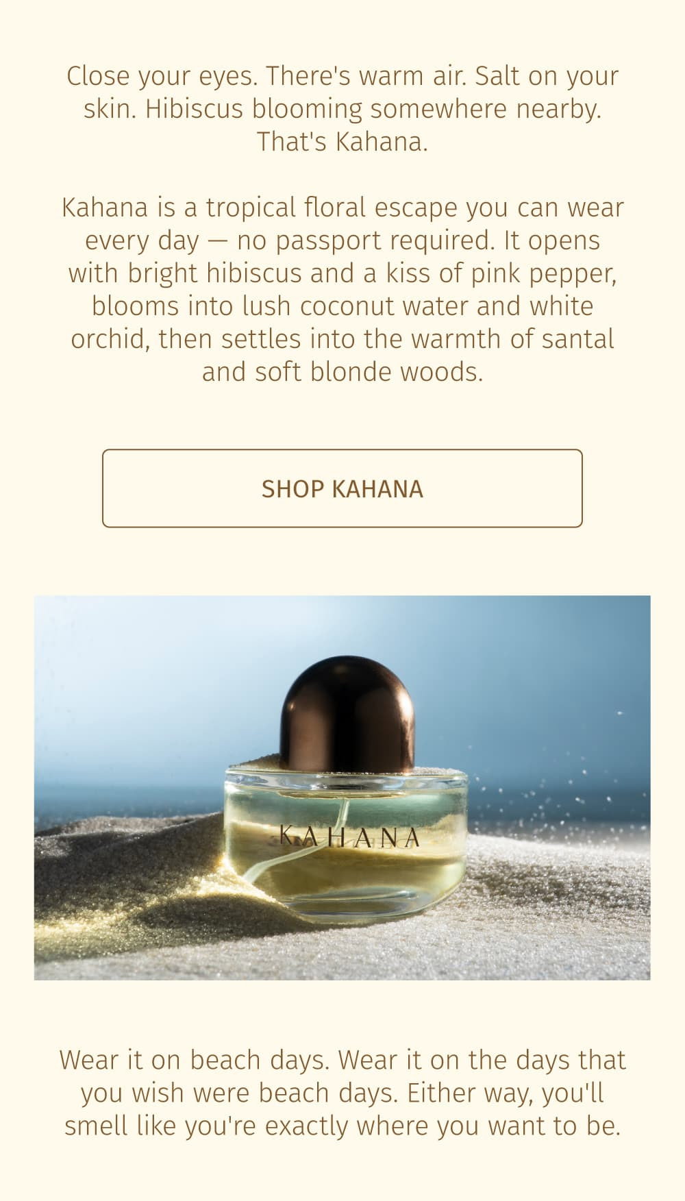 Kahana is a tropical floral escape you can wear everyday — no passport required