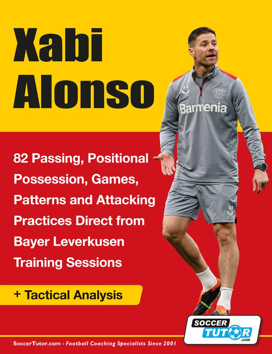 Image of <b>Xabi Alonso</b> - 82 Passing, Positional Possession, Games, Patterns, and Attacking Practices Direct from Bayer Leverkusen Training Sessions