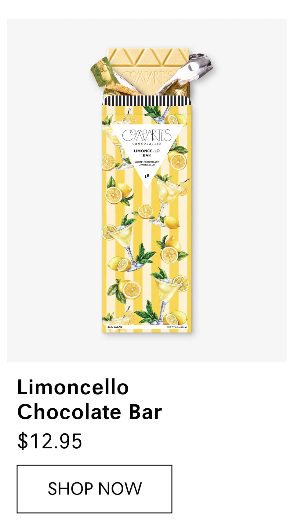 Limoncello Chocolate Bar