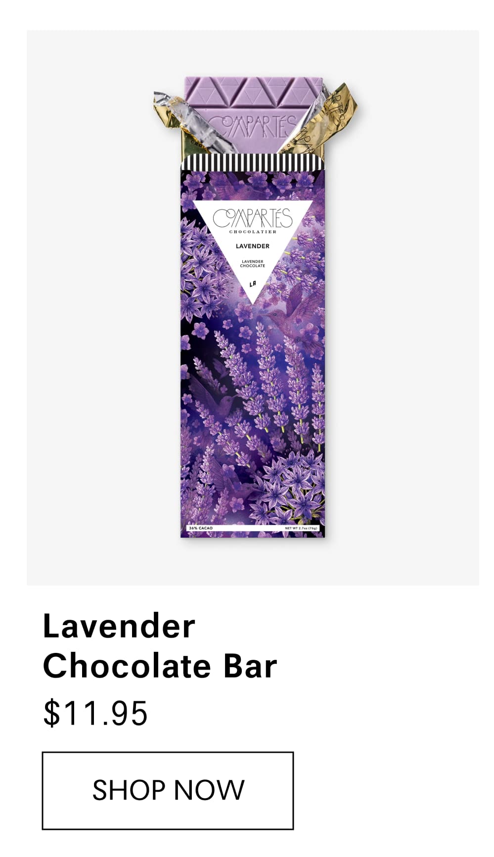 Lavender Chocolate Bar