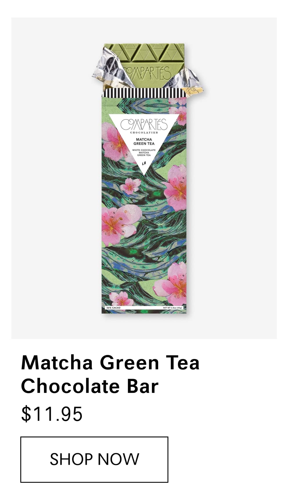 Matcha Green Tea Chocolate Bar
