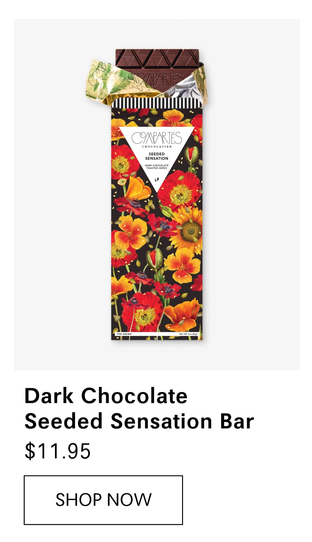 Dark Chocolate Seeded Sensation Bar