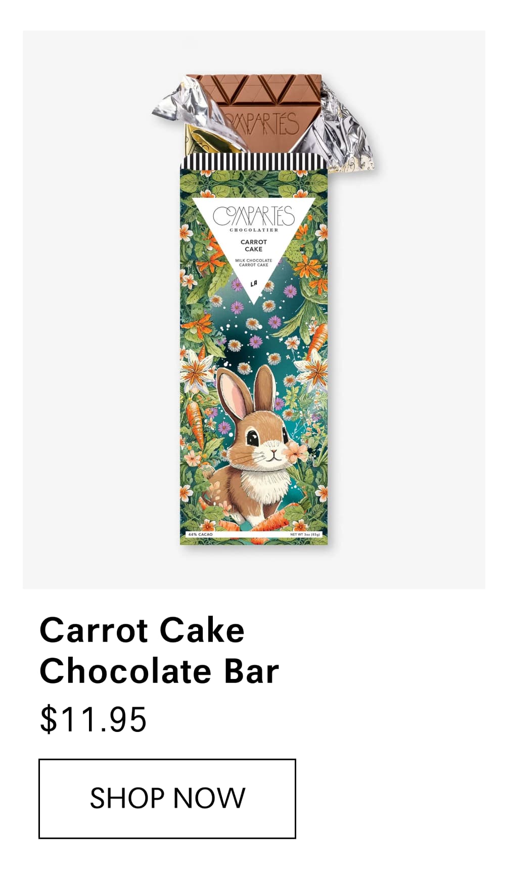 Carrot Cake Chocolate Bar
