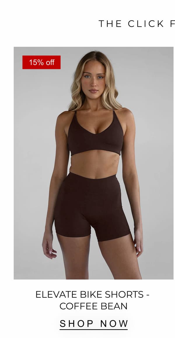 ELEVATE BIKE SHORTS - COFFEE BEAN | SHOP NOW 