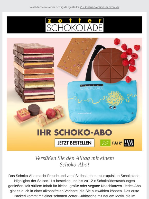 Schoko-Abo 🤩 die süße Überraschung