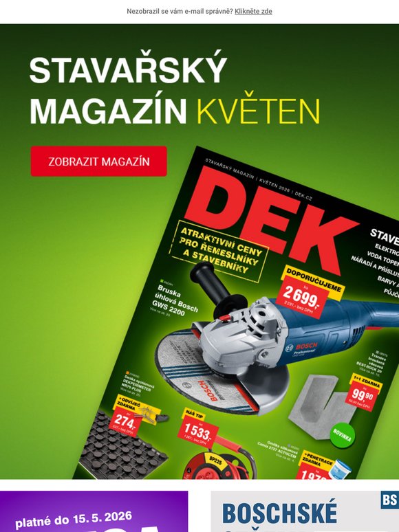 Nezmeškejte aktuální akční nabídky a užitečné tipy
