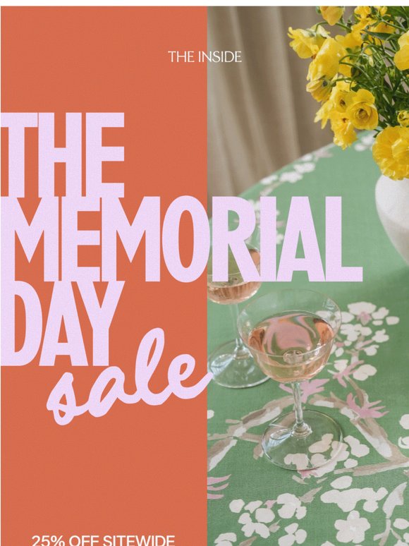 25% off sitewide, you're welcome