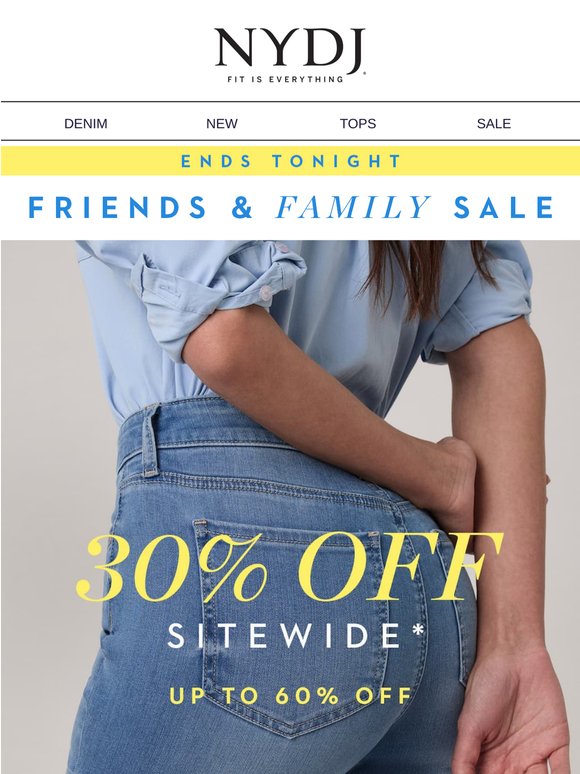FINAL DAY! 30% Off for Friends & Family (Exclusions Apply)