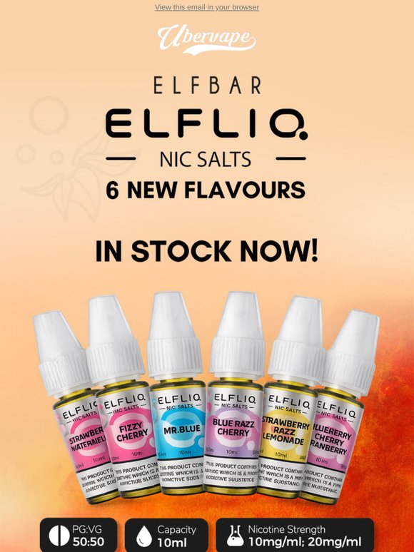 New Flavours: Elfliq from just £2