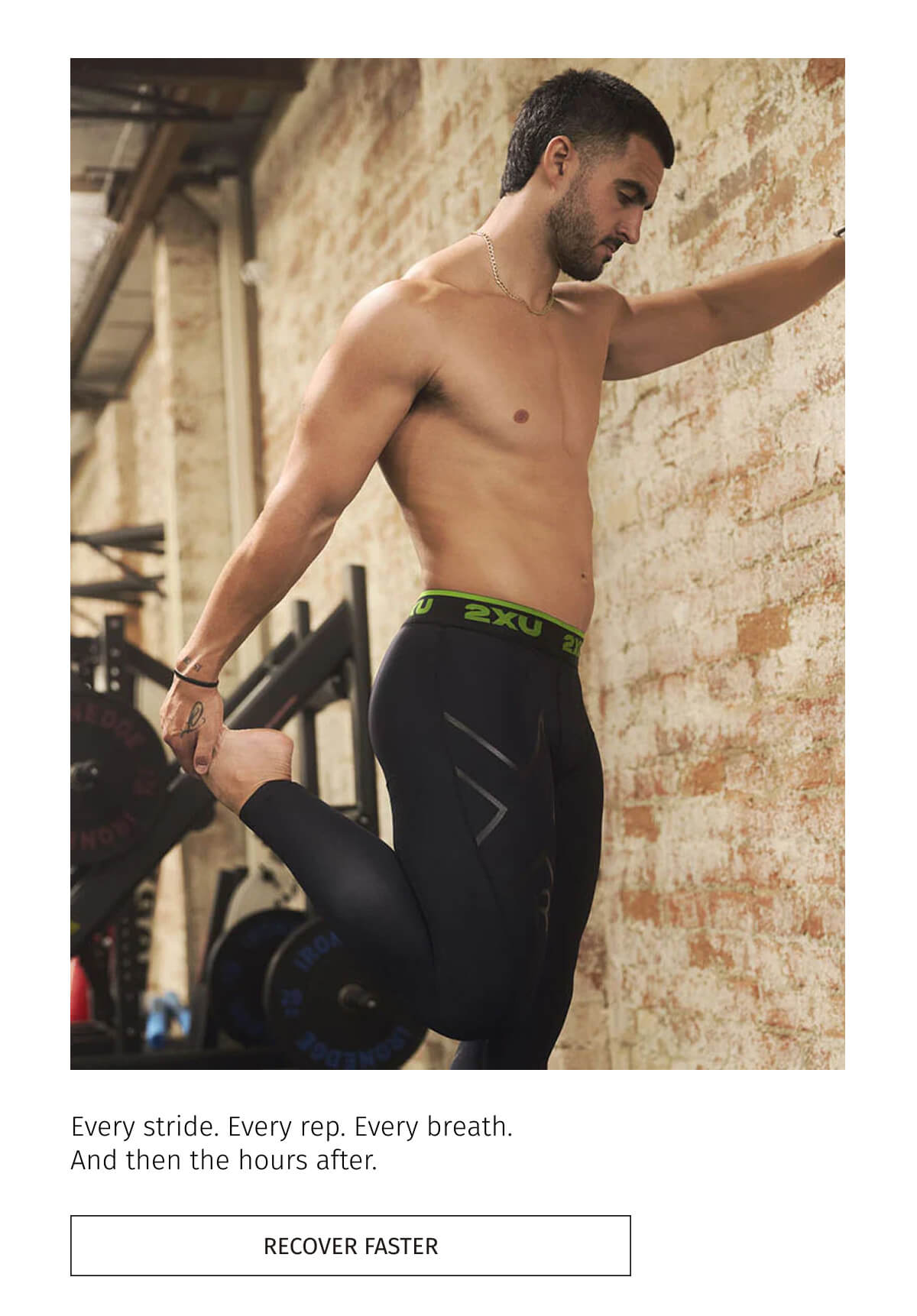 RECOVER FASTER 