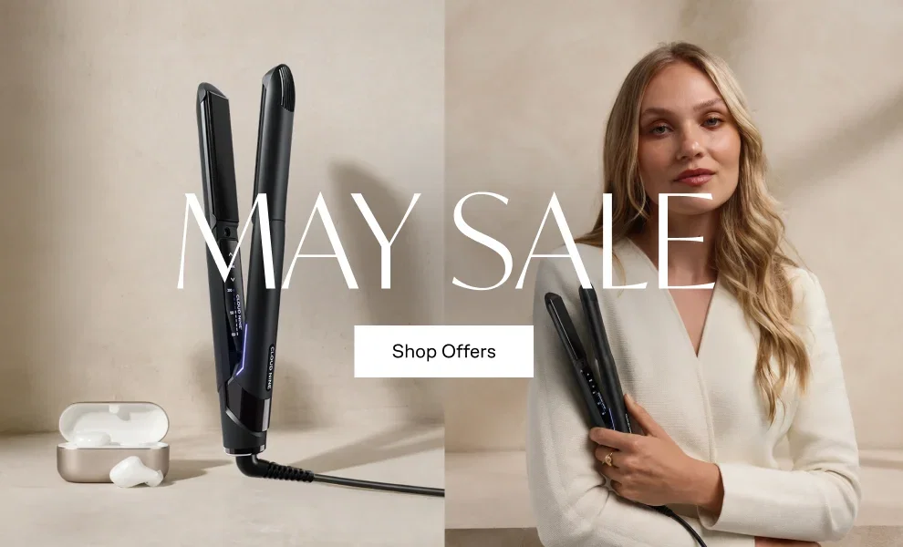 Header states 'MAY SALE' featuring The Original Iron