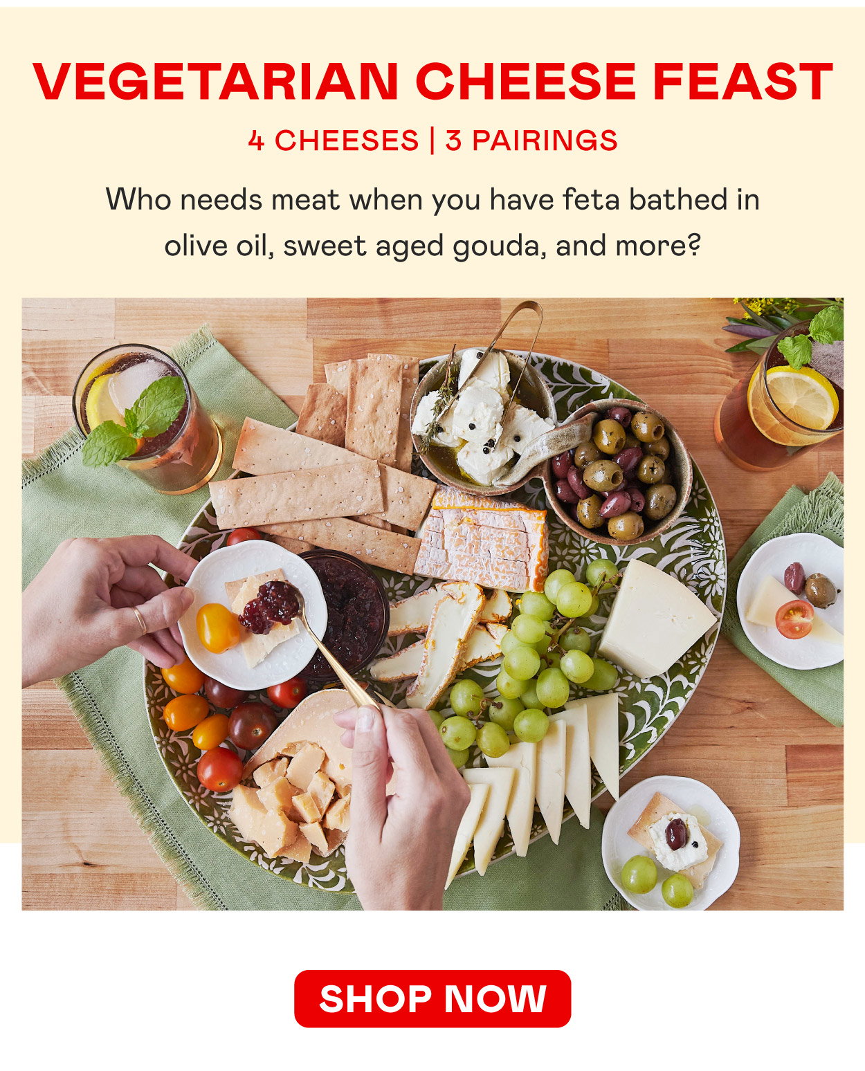 Vegetarian Cheese Feast​