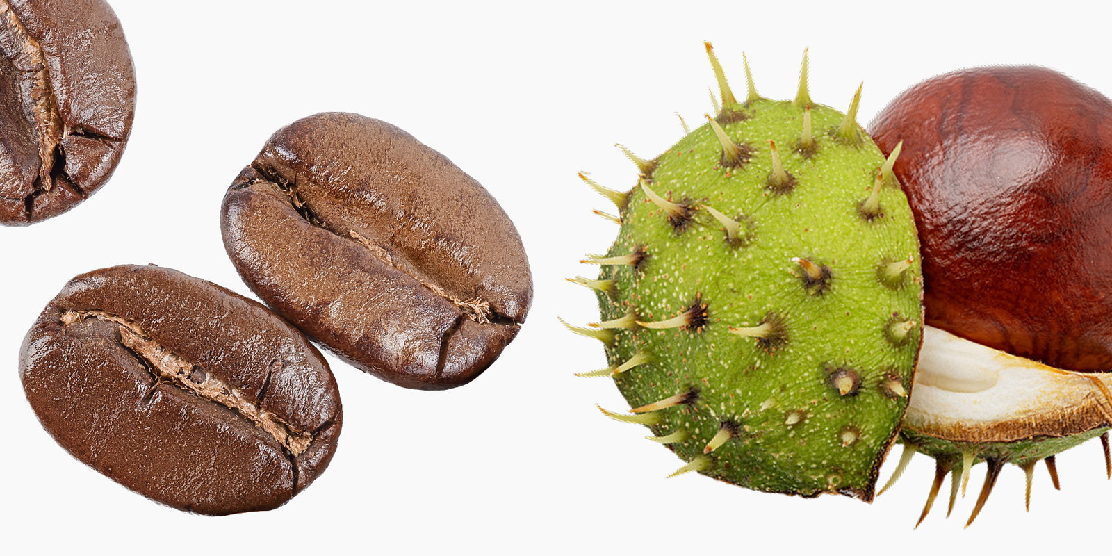 Before & After Caffeine 3% + Escin 1% Face Serum use. 