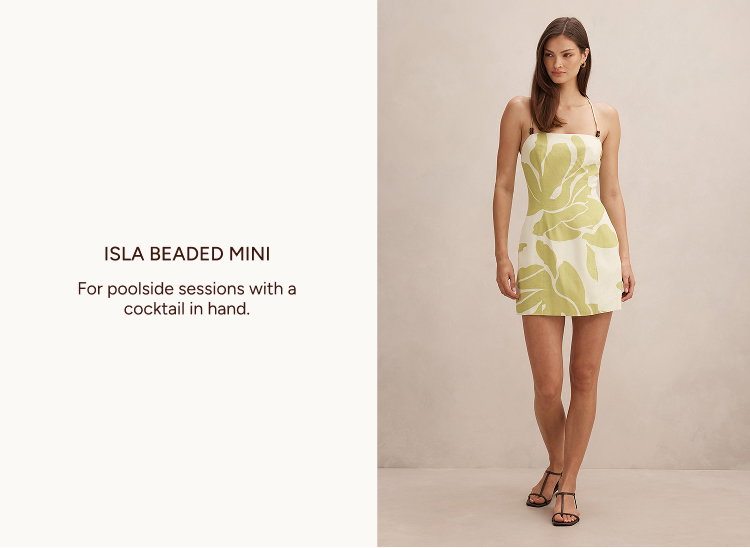 Isla Beaded Mini Dress