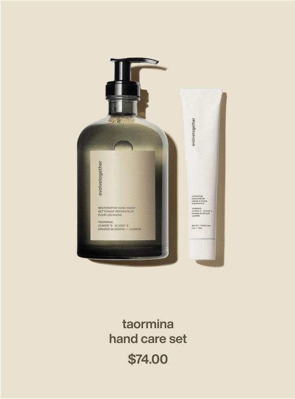 taormina | hand care set | $74.00